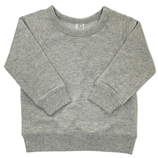 Organic Cotton Pullover 'Heather Grey'