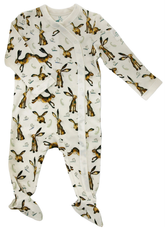 Organic Cotton 'Molly Hare' Footie