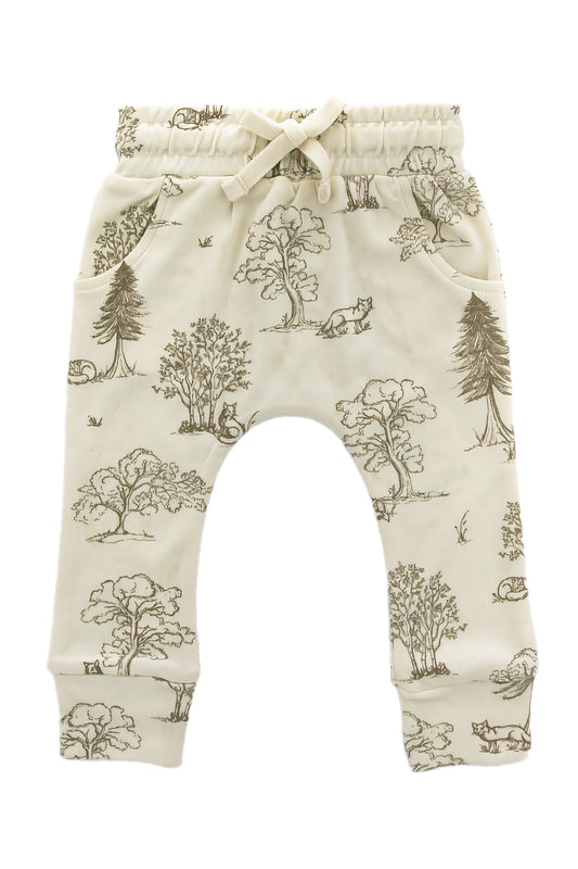 Organic Cotton 'Fox Woods' Harem Pants