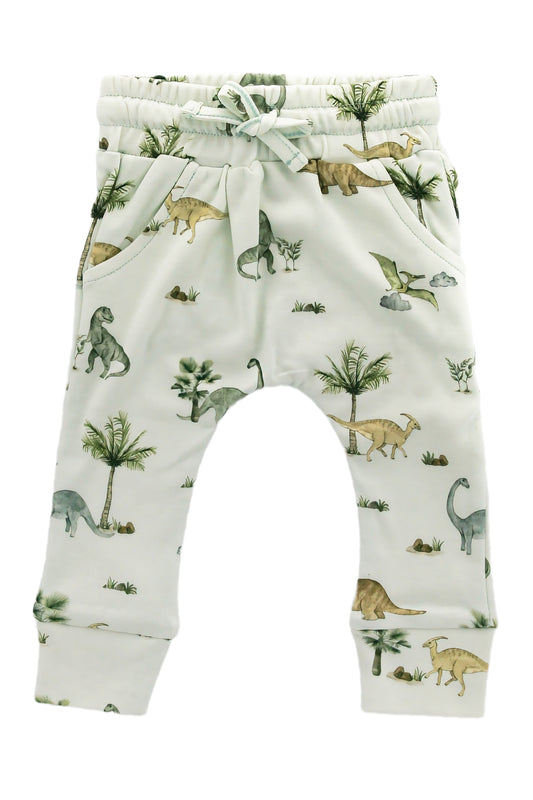 Organic Cotton 'Dinosaur' Harem Pants