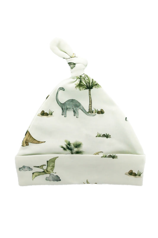 Organic Cotton 'Dinosaur' Knotted Hat