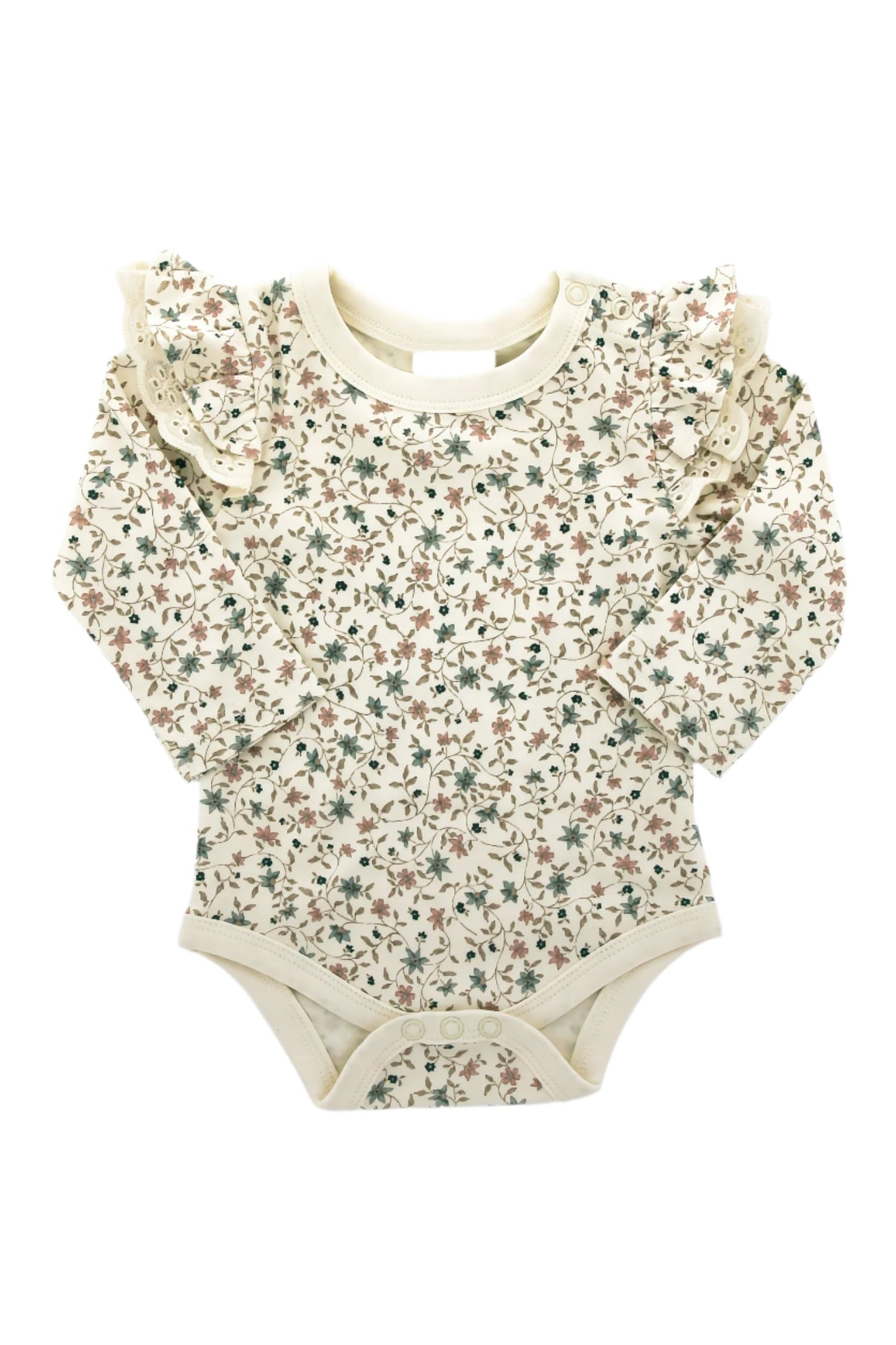 Organic Cotton 'Winter Floral' Onesie