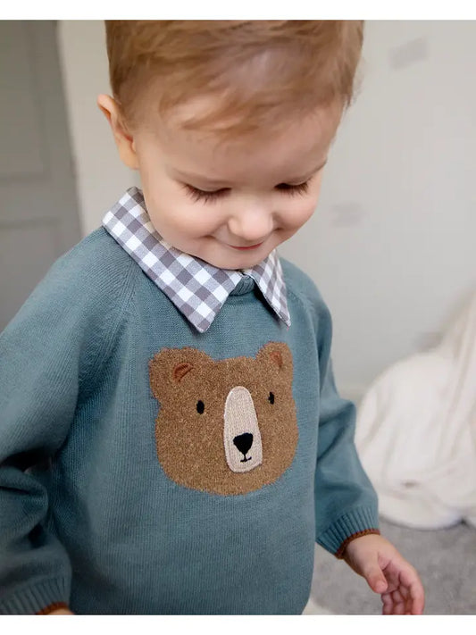 Organic Cotton 'Brown Bear' Sweater