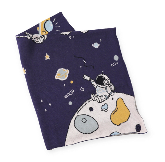 Organic Cotton 'Astronaut' Blanket