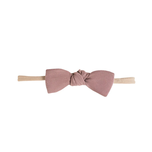 Organic Cotton Bow Headband 'Aster'